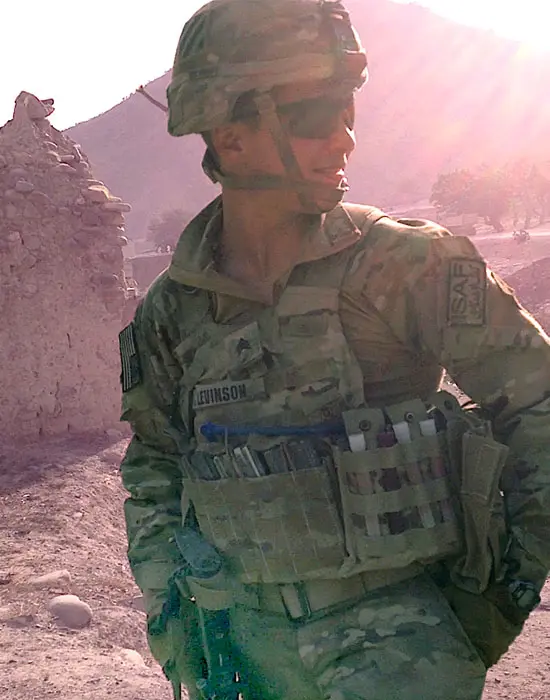Shane Levinson is an army infantry veteran and co-owner of Willing & Able Carpet Cleaning